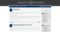 Desktop Screenshot of conductiveresistance.com