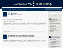 Tablet Screenshot of conductiveresistance.com